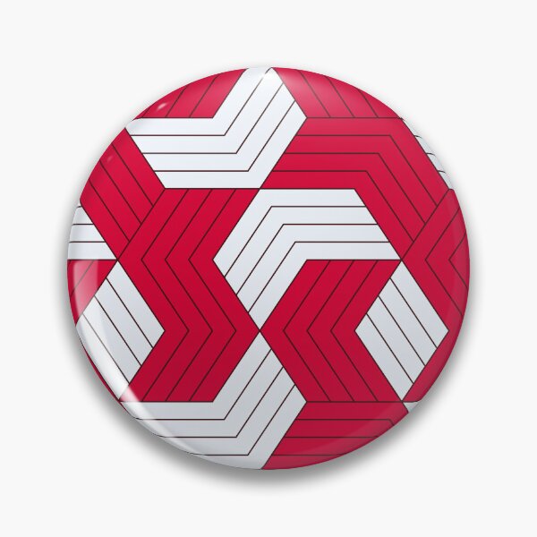 Item preview, Modern Red Honey Bee Textile - Abstract Shape Pattern - Gifts For Girls designed and sold by RoyalStarsPatts.