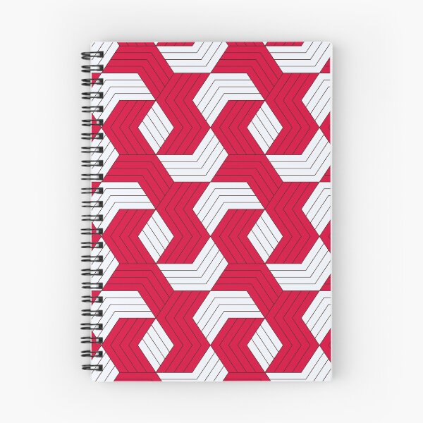 Item preview, Modern Red Honey Bee Textile - Abstract Shape Pattern - Gifts For Girls designed and sold by RoyalStarsPatts.