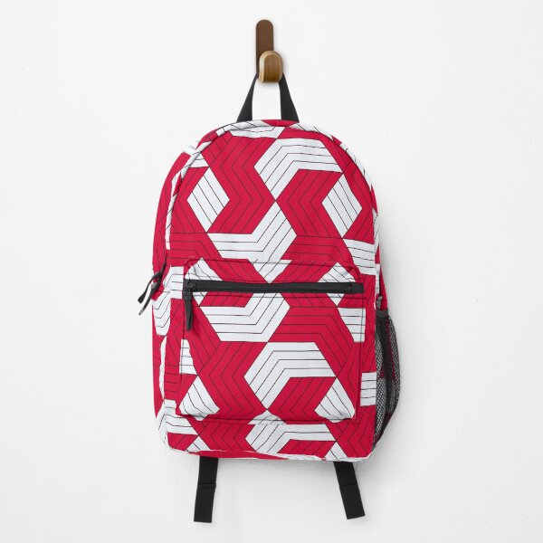 Item preview, Modern Red Honey Bee Textile - Abstract Shape Pattern - Gifts For Girls designed and sold by RoyalStarsPatts.