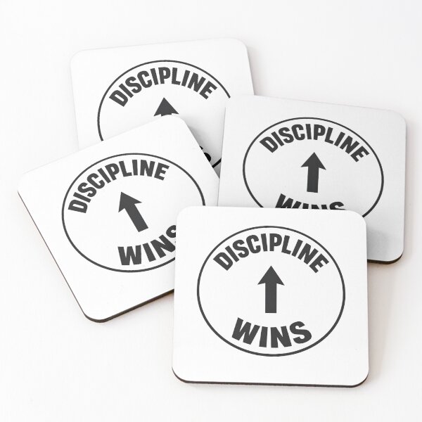 Item preview, Discipline Wins Motivation Badge designed and sold by the-dovlat.