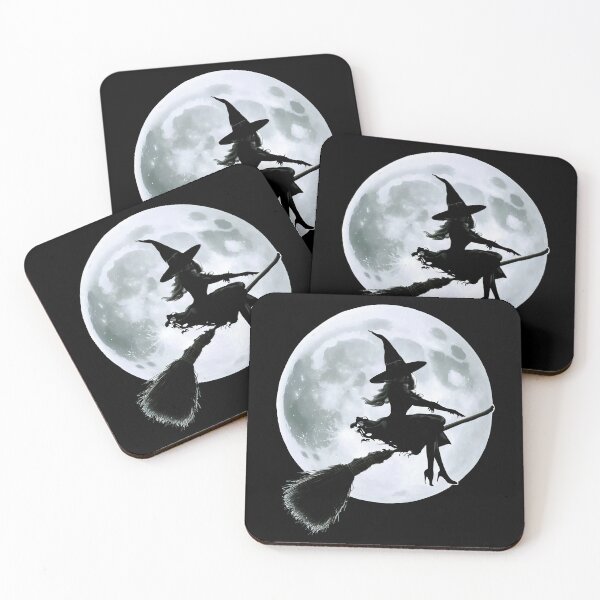 Item preview, Witch on a Broom designed and sold by Moxie Ink Lady.
