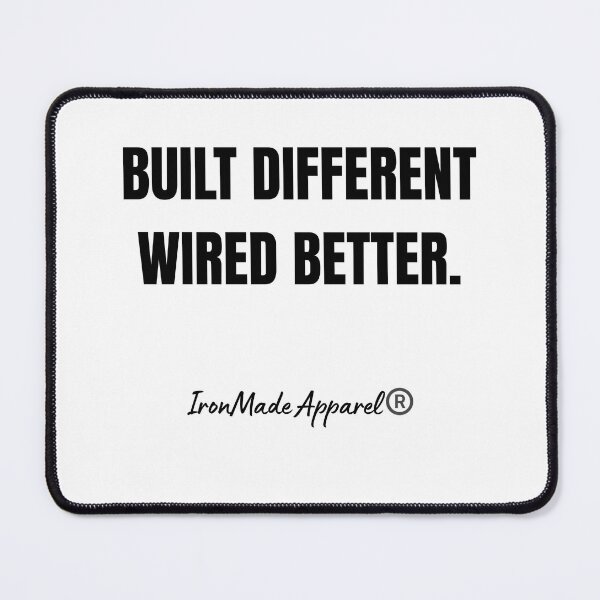 Item preview, Built Different. Wired Better. Electrician T-Shirt – Bold Tradesman Pride Graphic Tee for Linemen & Electrical Pros designed and sold by IronMade Apparel.