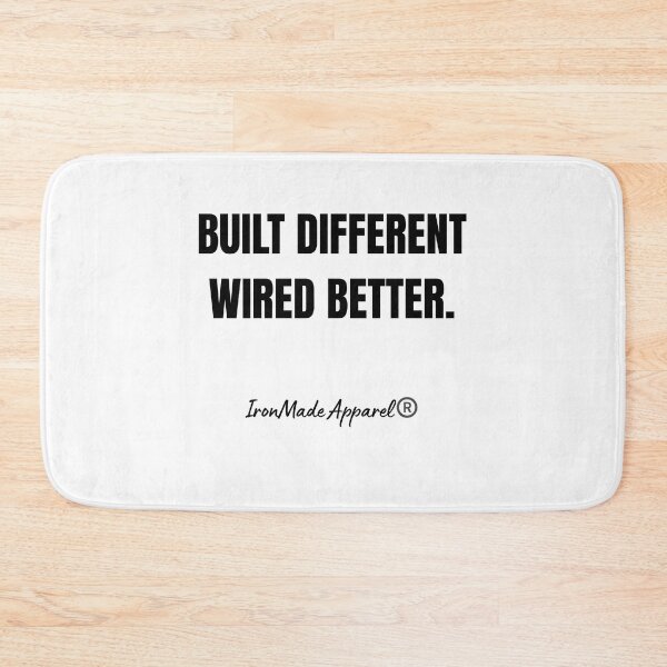 Item preview, Built Different. Wired Better. Electrician T-Shirt – Bold Tradesman Pride Graphic Tee for Linemen & Electrical Pros designed and sold by IronMade Apparel.