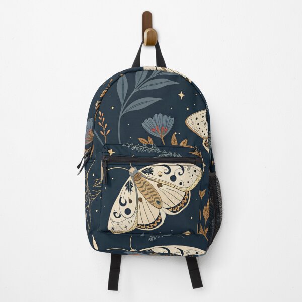 Item preview, Gothic Moths & Dark Flowers Seamless Pattern designed and sold by Erik Visnievskij.