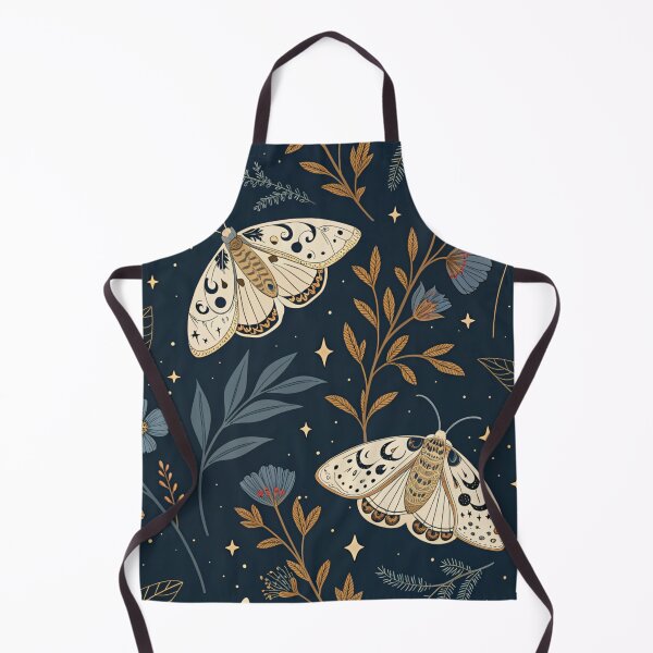Item preview, Gothic Moths & Dark Flowers Seamless Pattern designed and sold by Erik Visnievskij.
