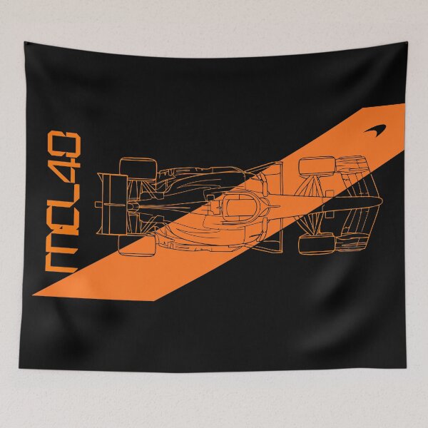 Item preview, Mclaren MCL40 F1 Car Papaya Black 2026 Blueprint top designed and sold by Pink Polar F1.