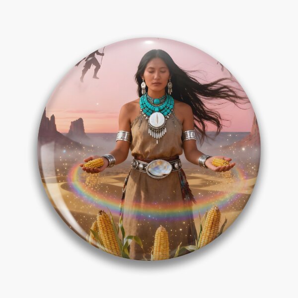 Item preview, Navajo Goddess Changing Woman designed and sold by SoniaSarkali.