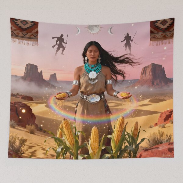 Item preview, Navajo Goddess Changing Woman designed and sold by SoniaSarkali.