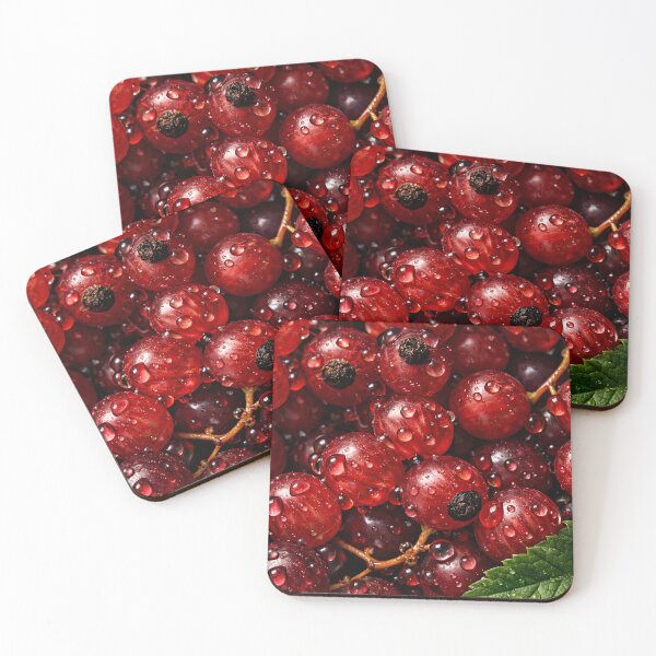 Item preview, Ruby Red Gooseberry Glow designed and sold by Kaleidoscope Print.