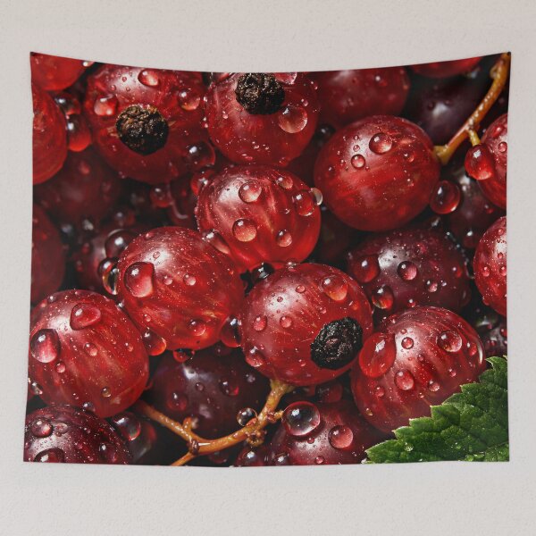 Item preview, Ruby Red Gooseberry Glow designed and sold by Kaleidoscope Print.