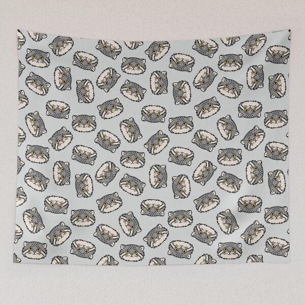 Item preview, Grumpy Pallas’s Cat Pattern designed and sold by OEKAKIYASAN.