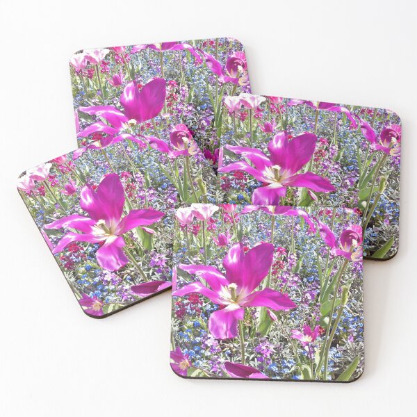Item preview, Beautiful Tulip Field | Vibrant Spring Flowers | Floral Nature Photography Print designed and sold by ThatSurreyLife.