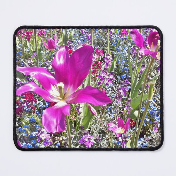 Item preview, Beautiful Tulip Field | Vibrant Spring Flowers | Floral Nature Photography Print designed and sold by ThatSurreyLife.