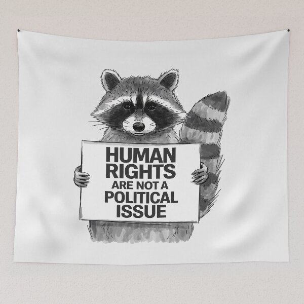 Item preview, Human Rights Are NOT a Political Issue designed and sold by ketkacreations.