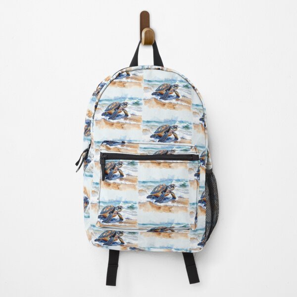 Item preview, Guardian of the ocean, sea turtle on the beach designed and sold by LiskoDesign.