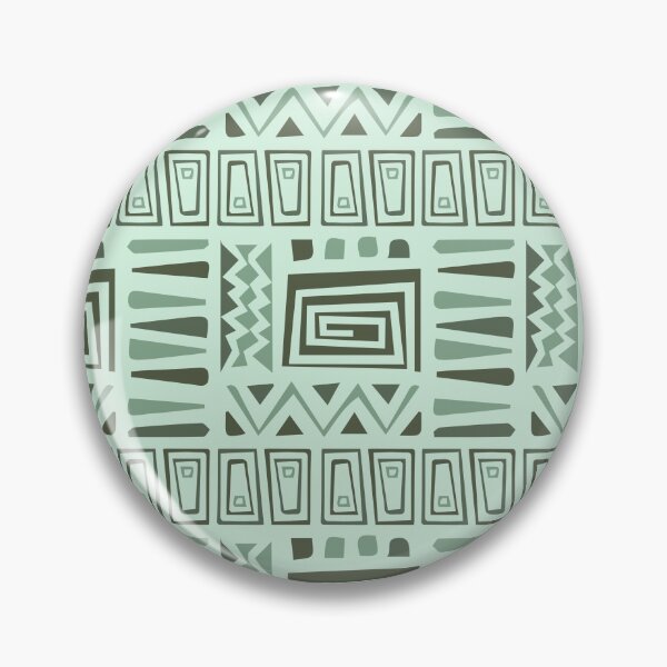 Item preview, Polished Green Savannah Symmetry - Ethnic Polynesian Tribal  - Christmas Gifts For Men designed and sold by RoyalStarsPatts.