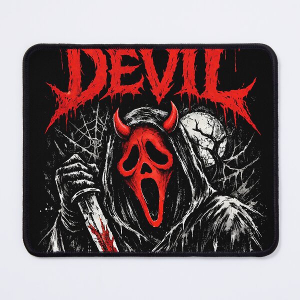 Item preview, SCREAM DEVIL GHOSTFACE DEATH METAL INSPIRED INK PRINT designed and sold by Campbell0395.