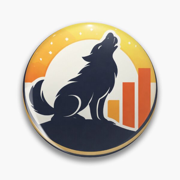 Item preview, Wolf Growth Mindset Badge designed and sold by the-dovlat.