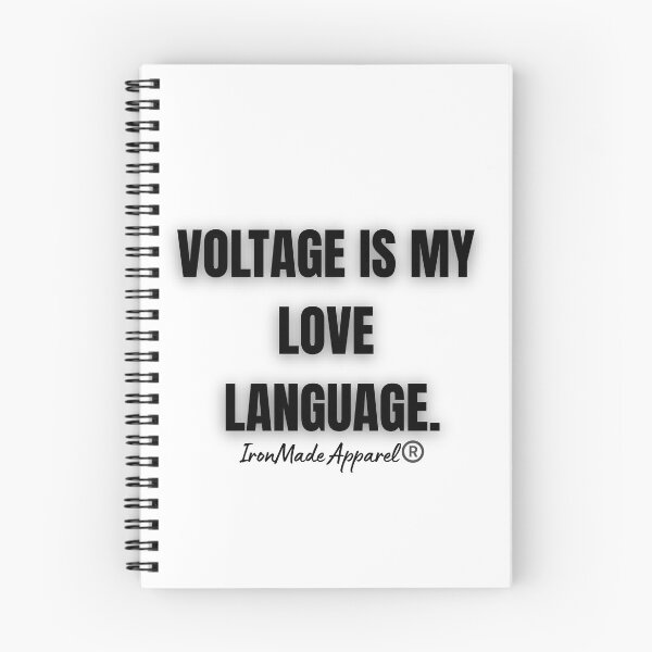 Item preview, Voltage Is My Love Language Electrician Shirt – Funny Lineman & Electrical Contractor Gift Tee designed and sold by IronMade Apparel.