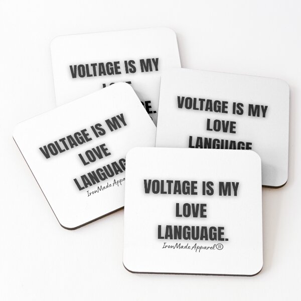 Item preview, Voltage Is My Love Language Electrician Shirt – Funny Lineman & Electrical Contractor Gift Tee designed and sold by IronMade Apparel.