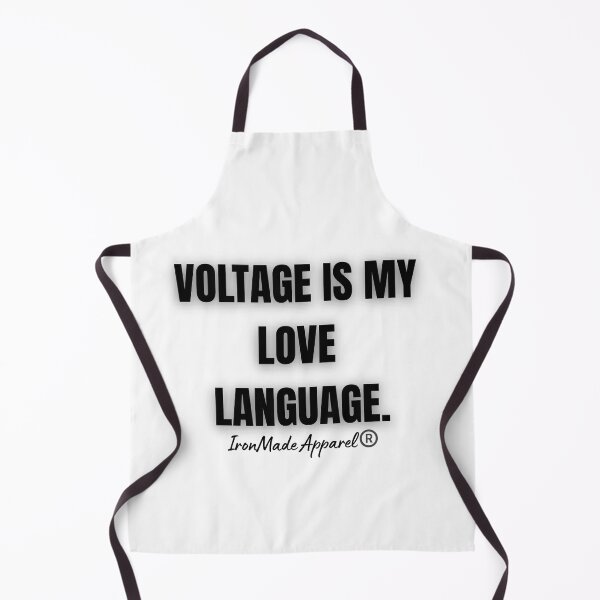 Item preview, Voltage Is My Love Language Electrician Shirt – Funny Lineman & Electrical Contractor Gift Tee designed and sold by IronMade Apparel.