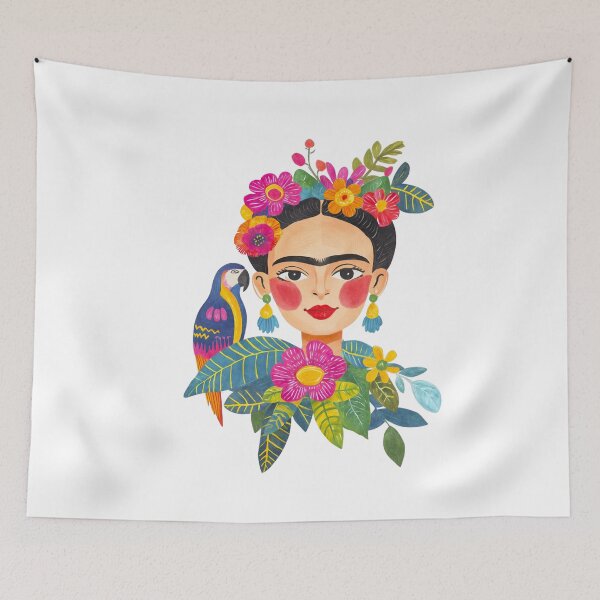 Item preview, Bold Icon Of Flower Fearless Female Portrait designed and sold by artsandsoul.