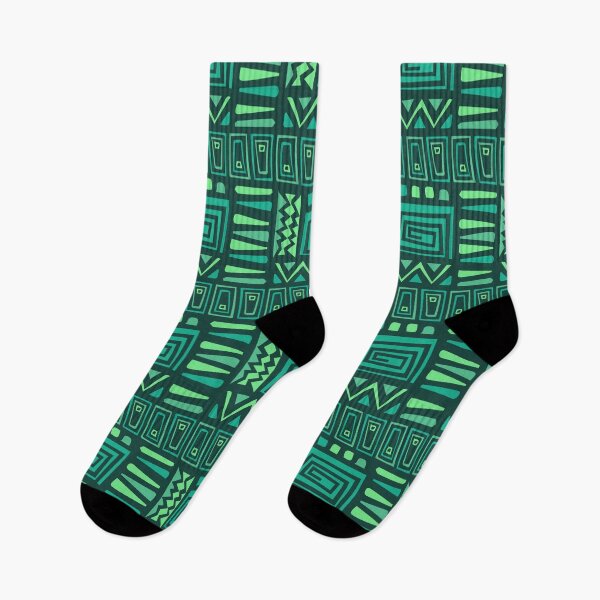 Item preview, Colorful Green Maori Checkerboard - Ethnic Polynesian Tribal  - Gift Ideas designed and sold by RoyalStarsPatts.
