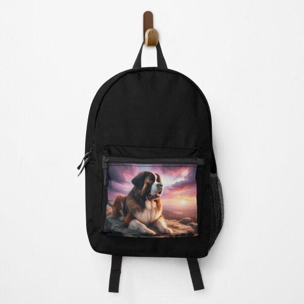 Item preview, Saint Bernard – Sunset Tranquility Emblem designed and sold by Dogandesighn.