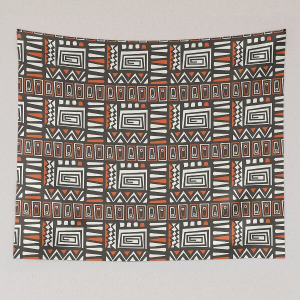 Item preview, Minimal Indigenous Tessellation - Ethnic Polynesian Tribal  - Gifts For Couples designed and sold by RoyalStarsPatts.