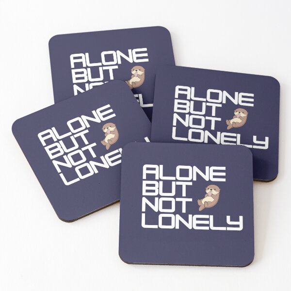 Item preview, Alone But Not Lonely Shirt – Introvert Quote Tee, Minimalist Self Love Typography, Anti Social Aesthetic Gift for Independent Women & Quiet Souls designed and sold by AppleMe.