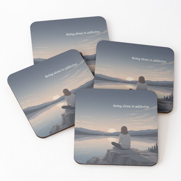 Item preview, Being alone is addictive designed and sold by Gene Arts.