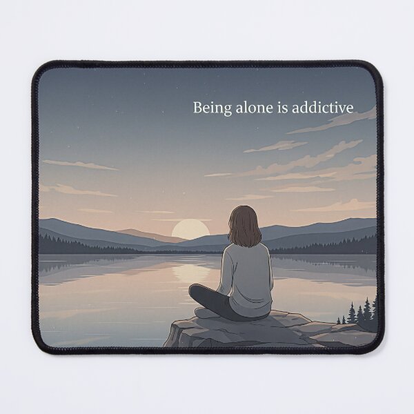 Item preview, Being alone is addictive designed and sold by Gene Arts.