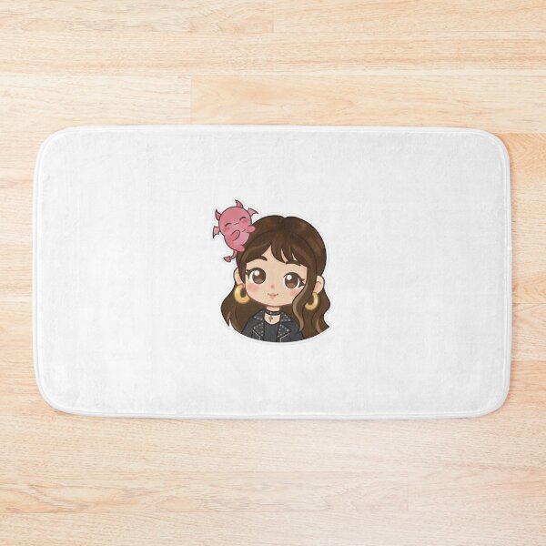 Item preview, Chibi Kawaii Girl & Tiny Pink Monster Sidekick | Edgy Pastel Aesthetic designed and sold by PastelParasite.