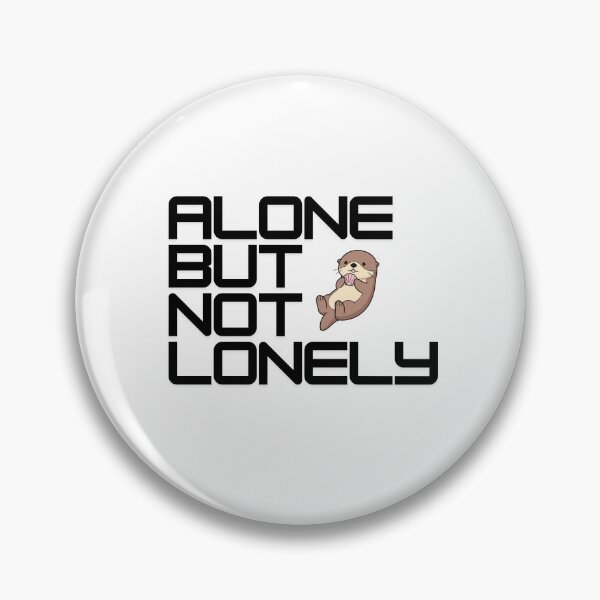 Item preview, Alone But Not Lonely Shirt – Introvert Quote Tee, Minimalist Self Love Typography, Anti Social Aesthetic Gift for Independent Women & Quiet Souls designed and sold by AppleMe.