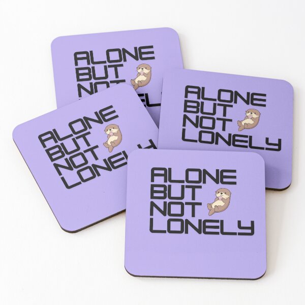 Item preview, Alone But Not Lonely Shirt – Introvert Quote Tee, Minimalist Self Love Typography, Anti Social Aesthetic Gift for Independent Women & Quiet Souls designed and sold by AppleMe.