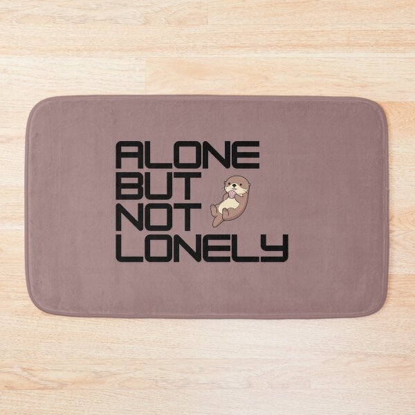 Item preview, Alone But Not Lonely Shirt – Introvert Quote Tee, Minimalist Self Love Typography, Anti Social Aesthetic Gift for Independent Women & Quiet Souls designed and sold by AppleMe.