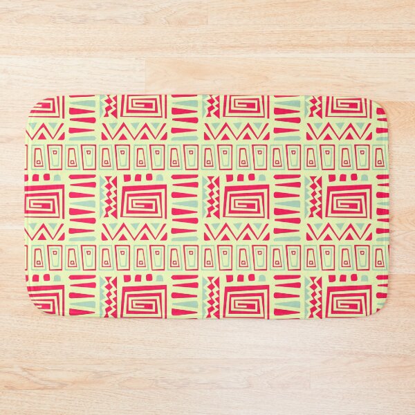 Item preview, Classic Yellow Tiki Tile - Ethnic Polynesian Tribal  - Gifts For Father designed and sold by RoyalStarsPatts.