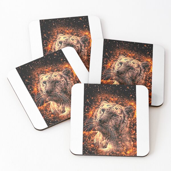 Item preview, Illustration of Tiger From Fire designed and sold by NoxLand.
