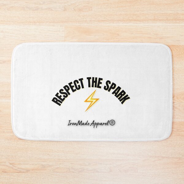 Item preview, Respect The Spark T-Shirt – Electrician Pride Workwear Shirt for Skilled Trades designed and sold by IronMade Apparel.