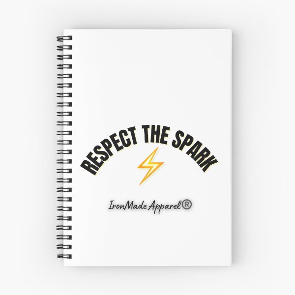 Item preview, Respect The Spark T-Shirt – Electrician Pride Workwear Shirt for Skilled Trades designed and sold by IronMade Apparel.