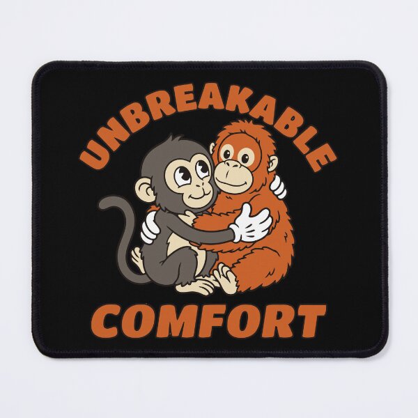 Item preview, Panch Monkey Heartwarming Hug - Retro Mascot Comfort Art designed and sold by Mdozet.