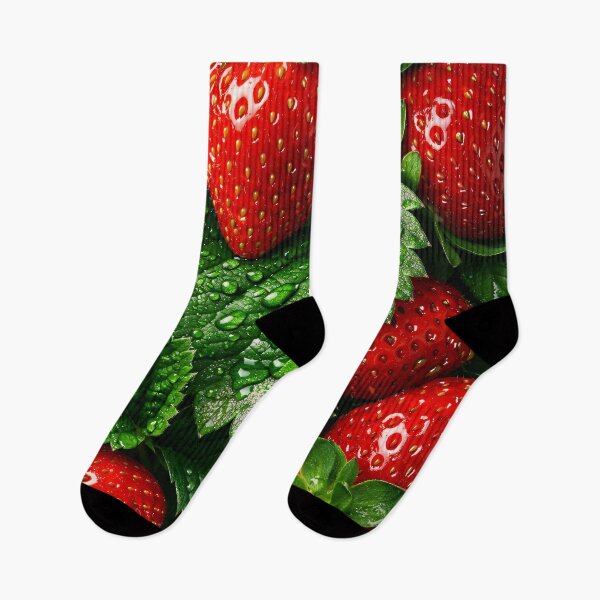 Item preview, Fresh Strawberry Garden Glow designed and sold by Kaleidoscope Print.