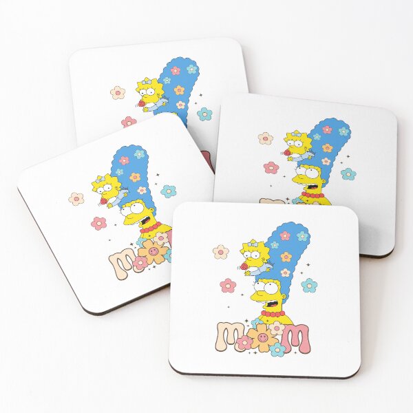 Item preview, Retro Cartoon Mom Flowers - Blue Hair Motherhood Art / The Simpsons designed and sold by Krasnovaovaova.