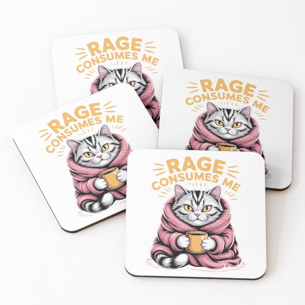 Item preview, Cute Cat Rage Consumes Me designed and sold by Millsoft.