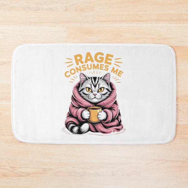 Item preview, Cute Cat Rage Consumes Me designed and sold by Millsoft.