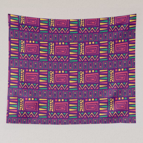 Item preview, Refined Maori Checks - Ethnic Polynesian Tribal  - Gifts For Sister designed and sold by RoyalStarsPatts.