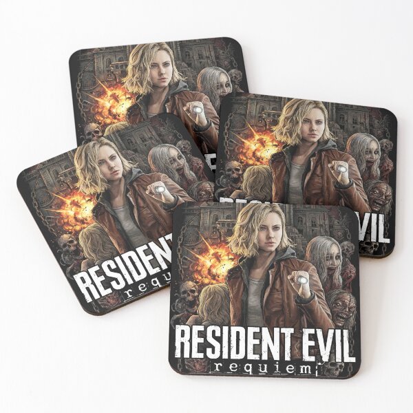 Item preview, Grace Ashcroft RE9 Leon Saves Dual Protagonist Horror Portrait designed and sold by Senpaiwaves.