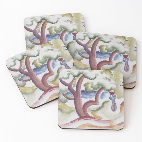 Item preview, Woman with pitcher under trees designed and sold by SharonTheFirst.