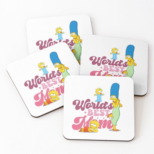 Item preview, World's Best Mom - Cartoon Family Retro Style Art / The Simpsons designed and sold by Krasnovaovaova.