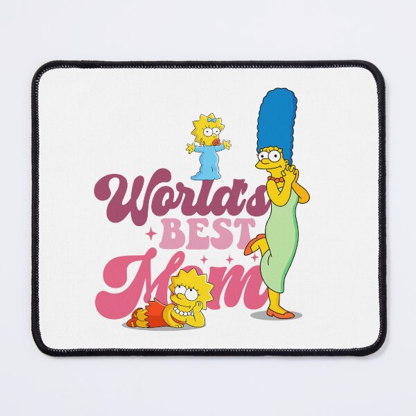 Item preview, World's Best Mom - Cartoon Family Retro Style Art / The Simpsons designed and sold by Krasnovaovaova.